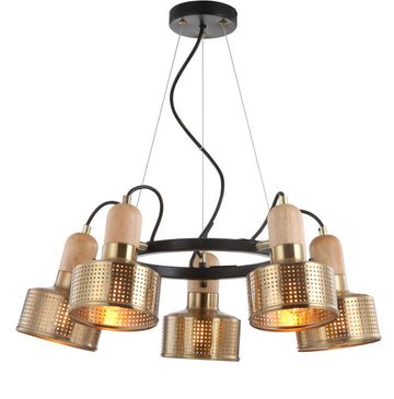 Gallery Adjustable Spotlight Metal LED Chandelier - JONATHAN Y